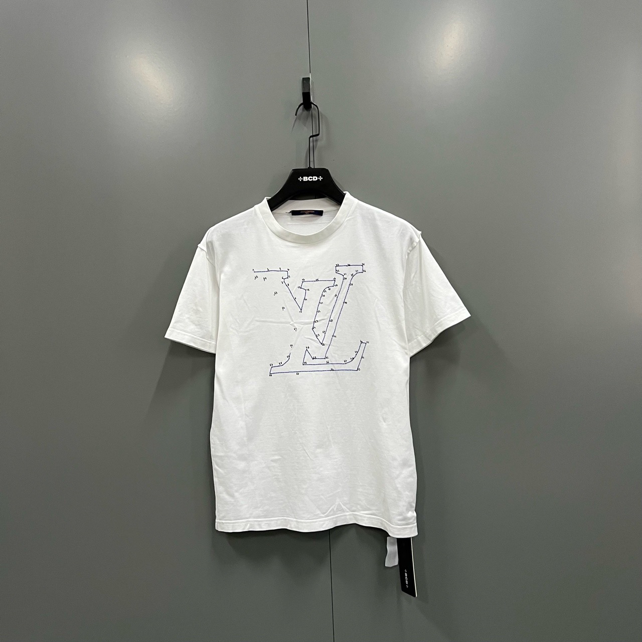 （bb）119 lv 针脚印花刺绣短袖 S码/95新/006238