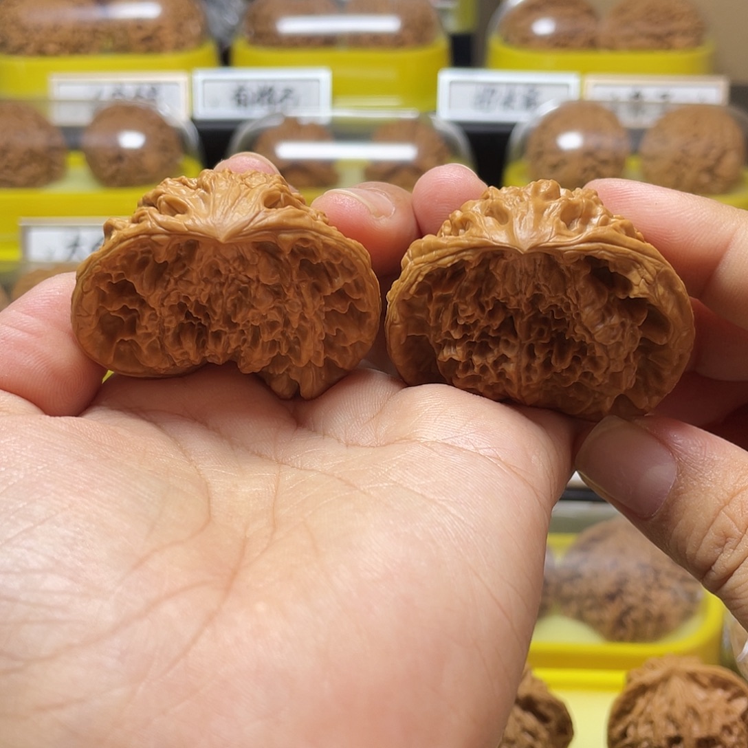 文玩核桃把件蛇头46