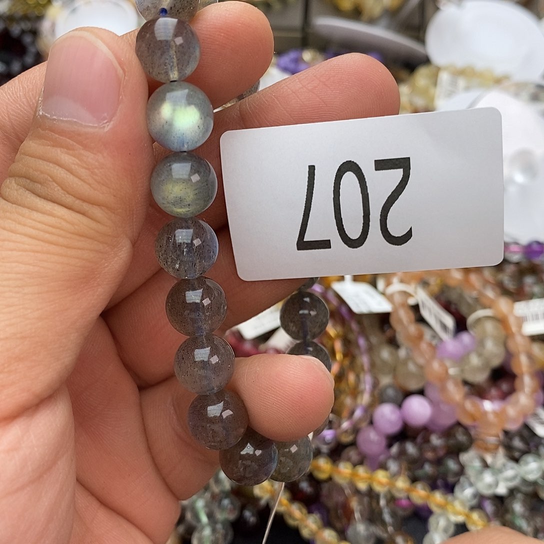 拉长石手链未镶嵌手链