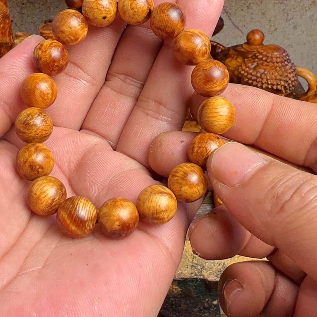 松木（琥珀木）无事牌微瑕1.2