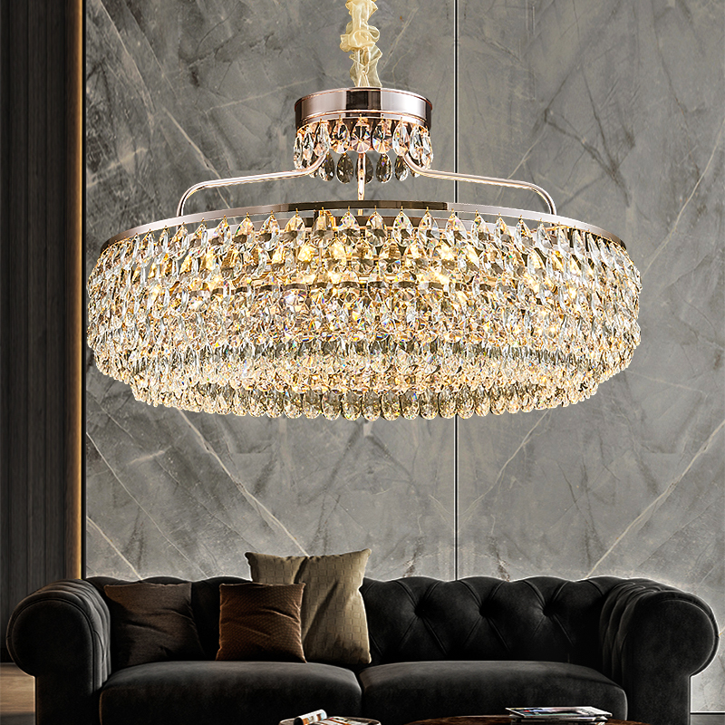 德聚亨源头工厂轻奢K9水晶吊灯豪华大气客厅餐厅卧室家用装饰灯具