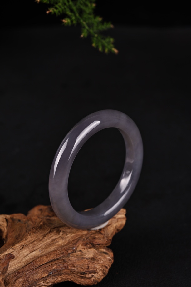 和田玉帝王紫收藏品玉镯