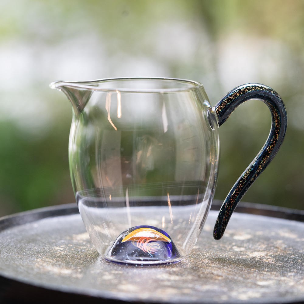 【包包爱茶器】晶炎清颜公道家用纯手工耐热分茶创意茶道-黄水母