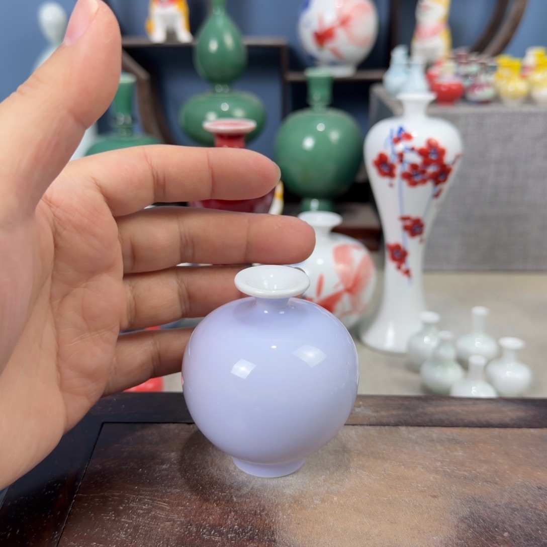 陶瓷手工小花器摆件