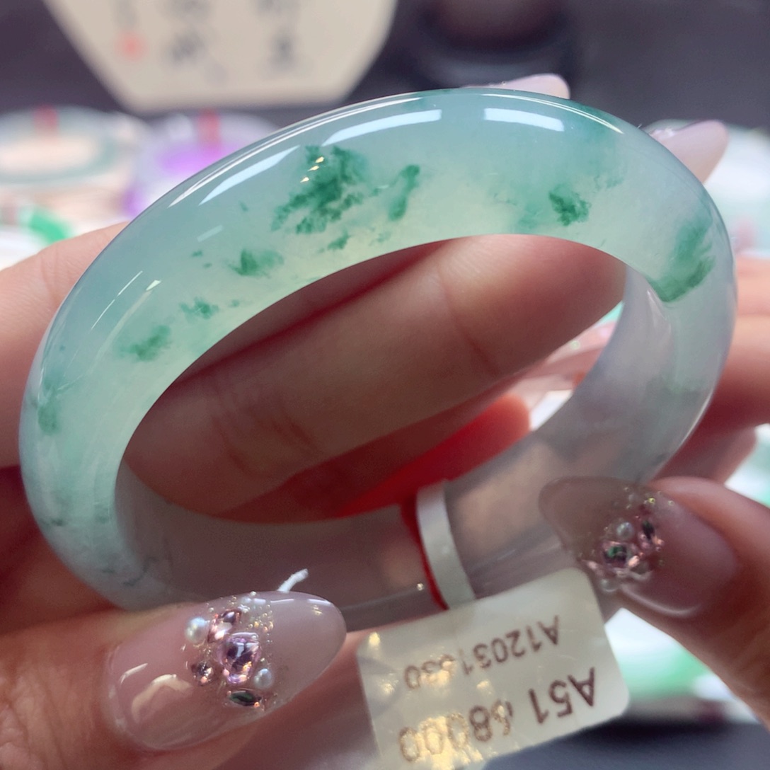 翡翠手镯（贵妃镯）未镶嵌28翡翠手镯99