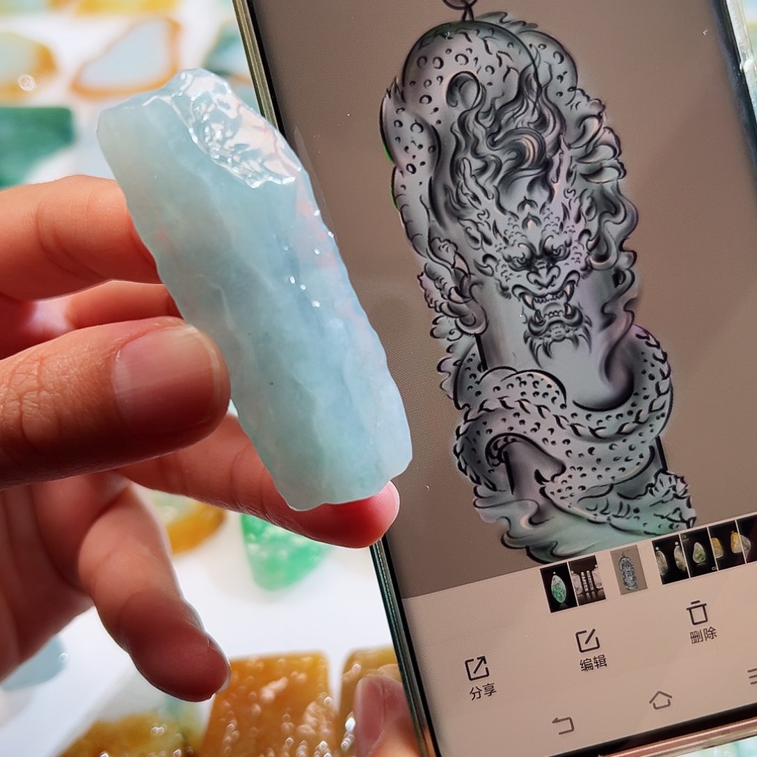 定制翡翠未镶嵌翡翠定制