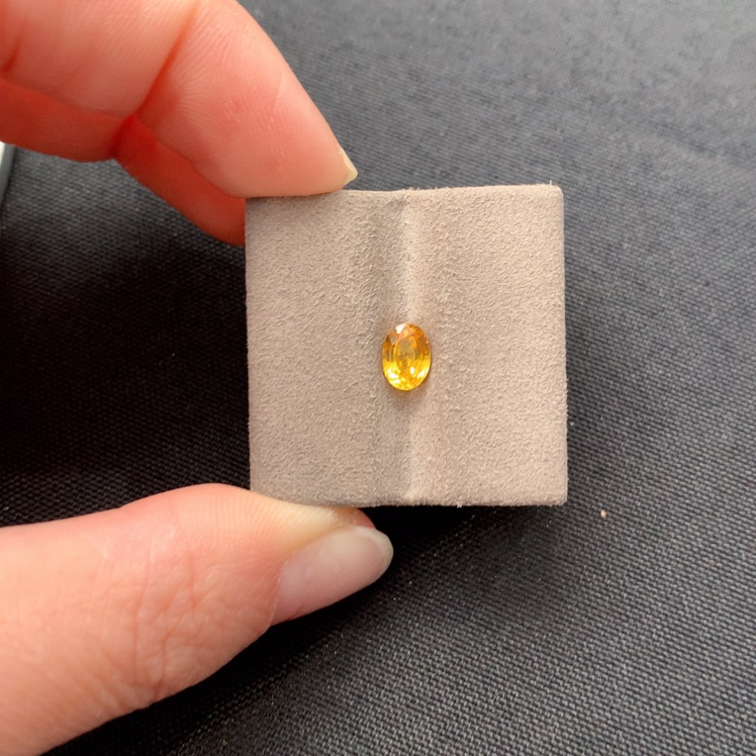 彩色蓝宝石裸石0.94ct
