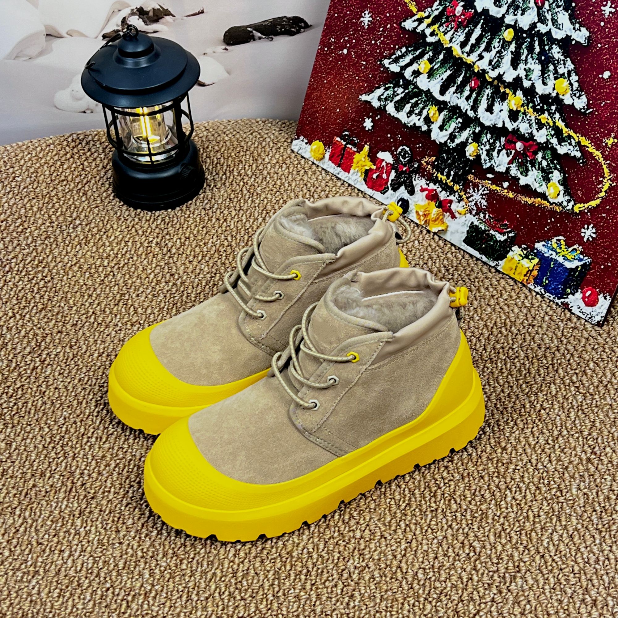 高帮-羊皮毛一体雪地靴--cjp