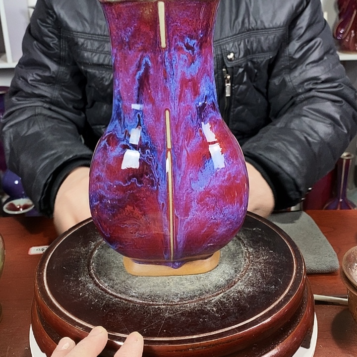 尚峰钧窑作品摆件