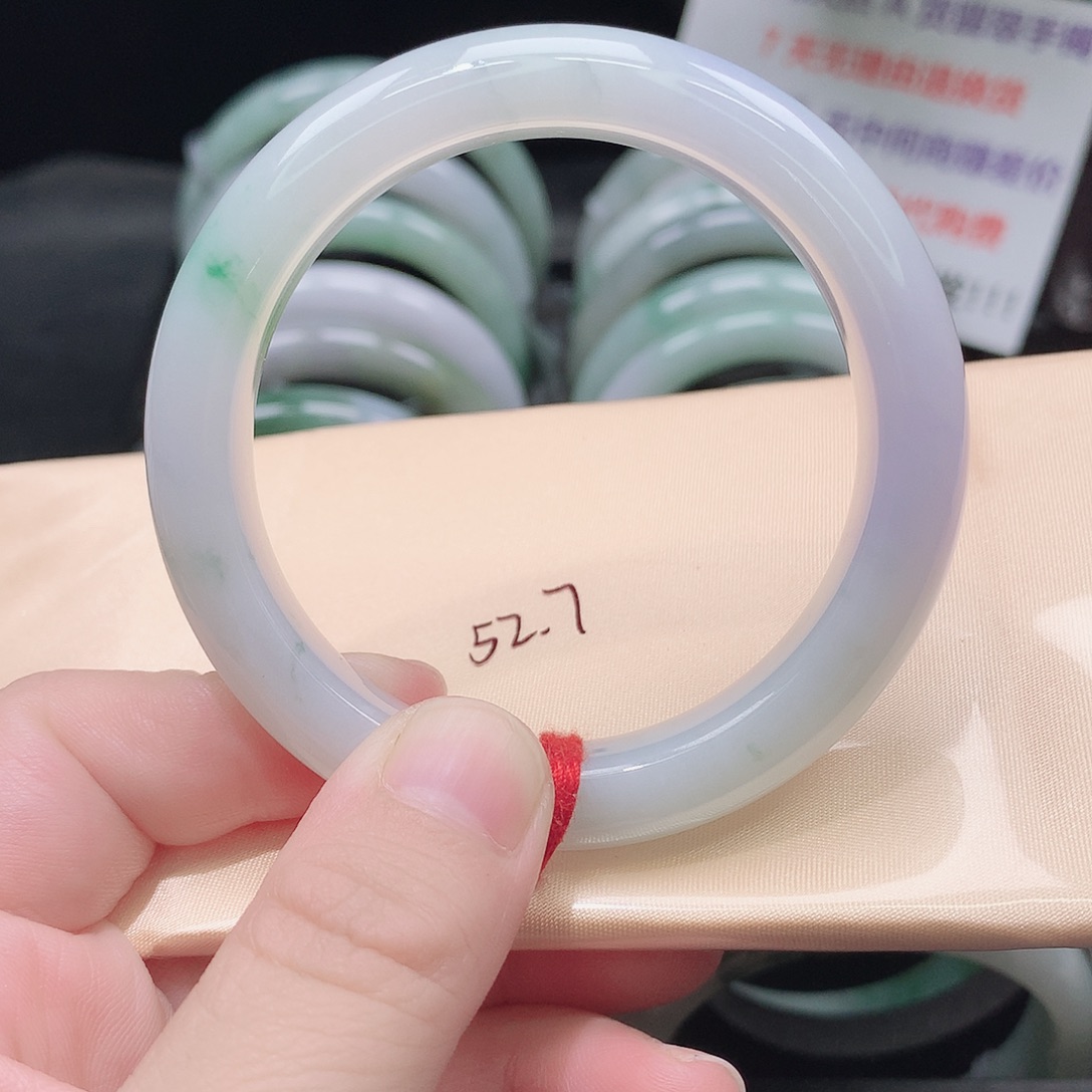 翡翠未镶嵌手镯y1