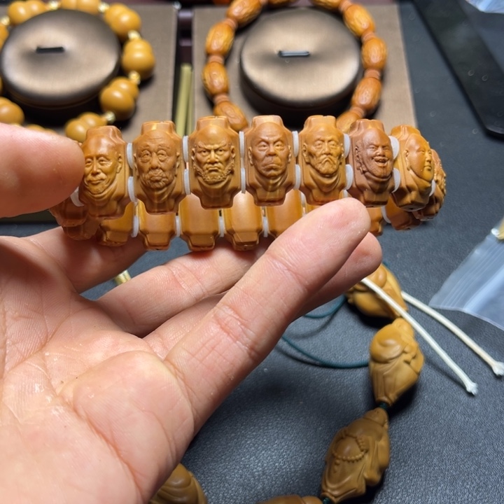 橄榄核手串/手链橄榄核雕手牌
