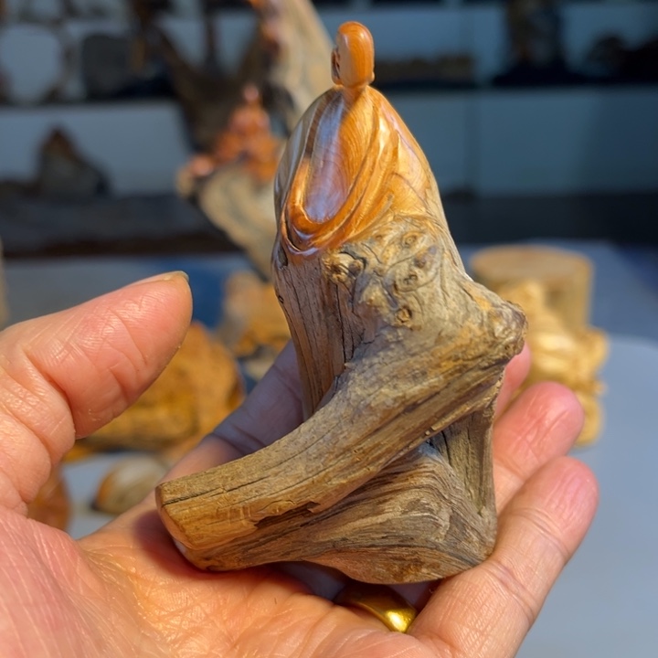 柏木（崖柏）根雕摆件工艺品