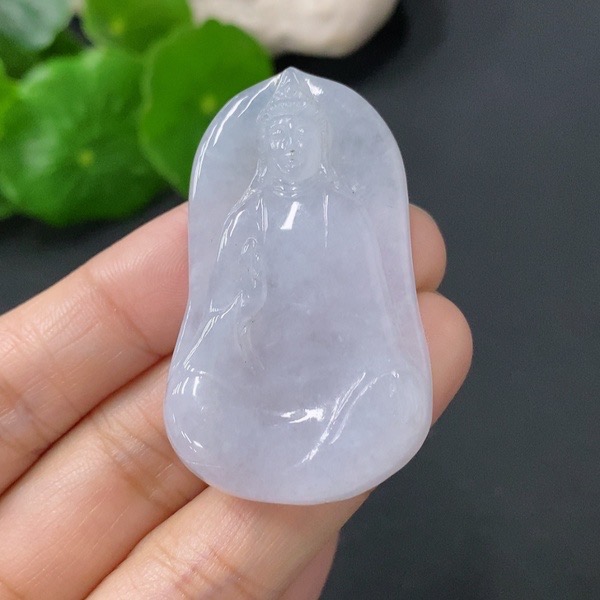 E58-天然A货翡翠-观音