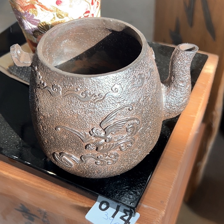 铁砂**茶中古工艺品摆件