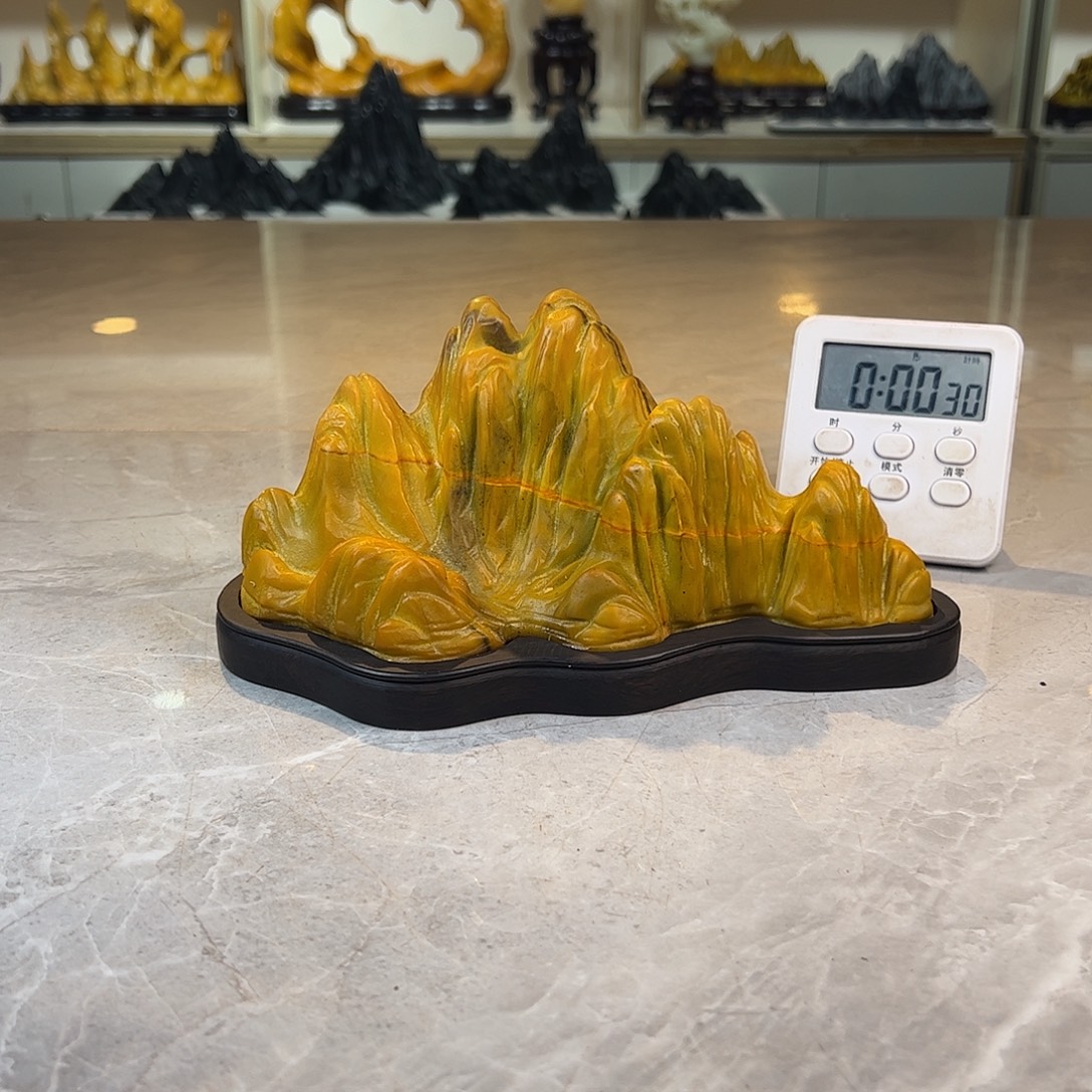 大***手灵璧奇石博览会摆件