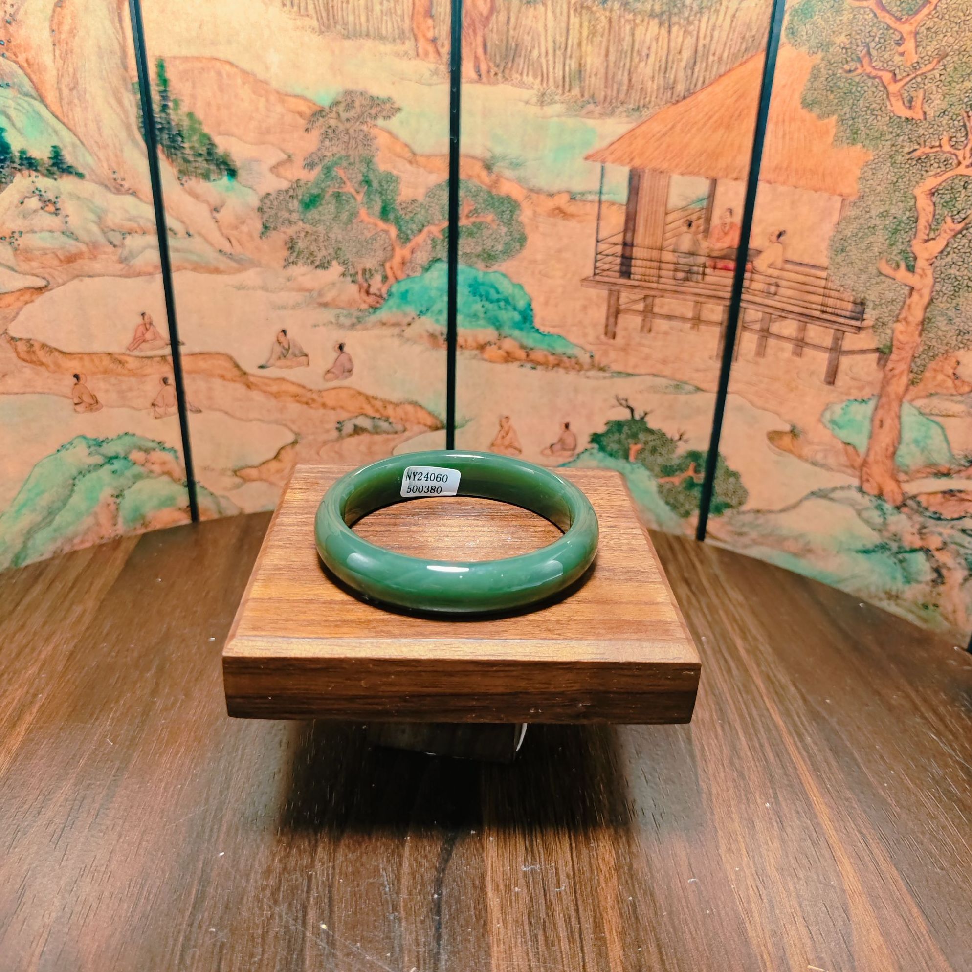 G和田玉手镯（卡55+）0380