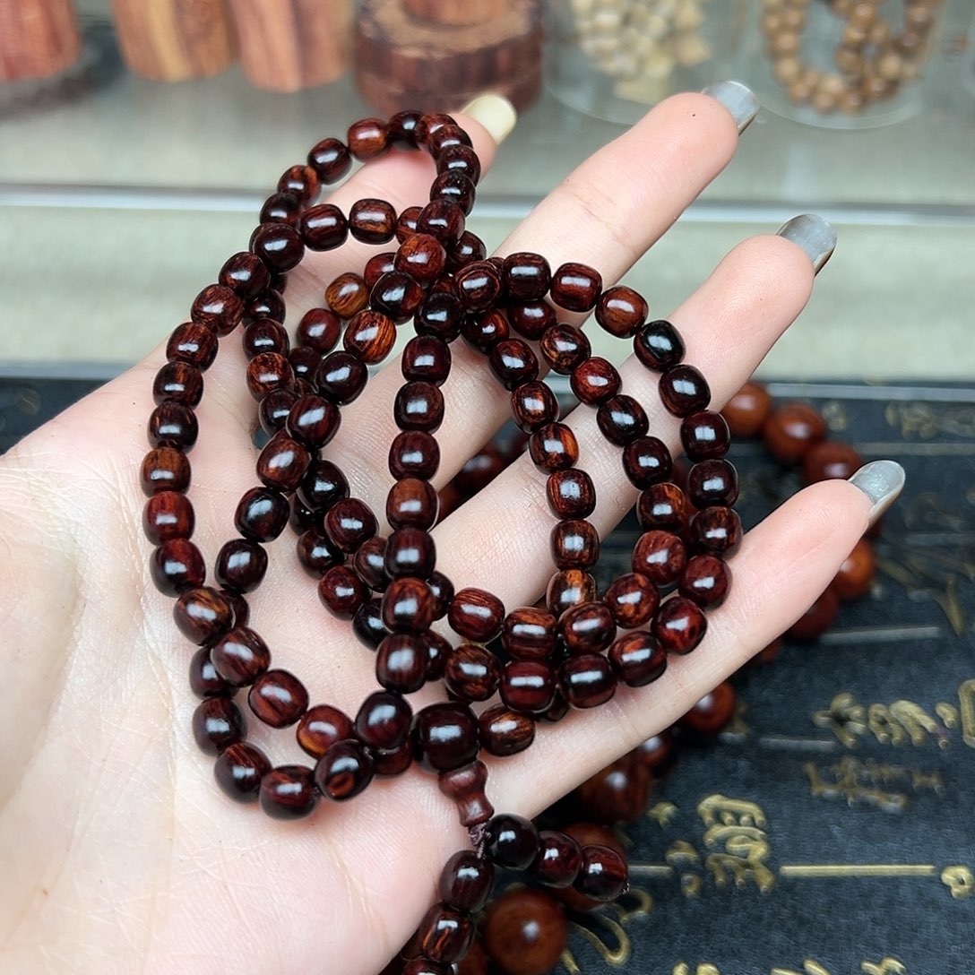 木红降06-108老型多圈黑珍珠（微瑕）