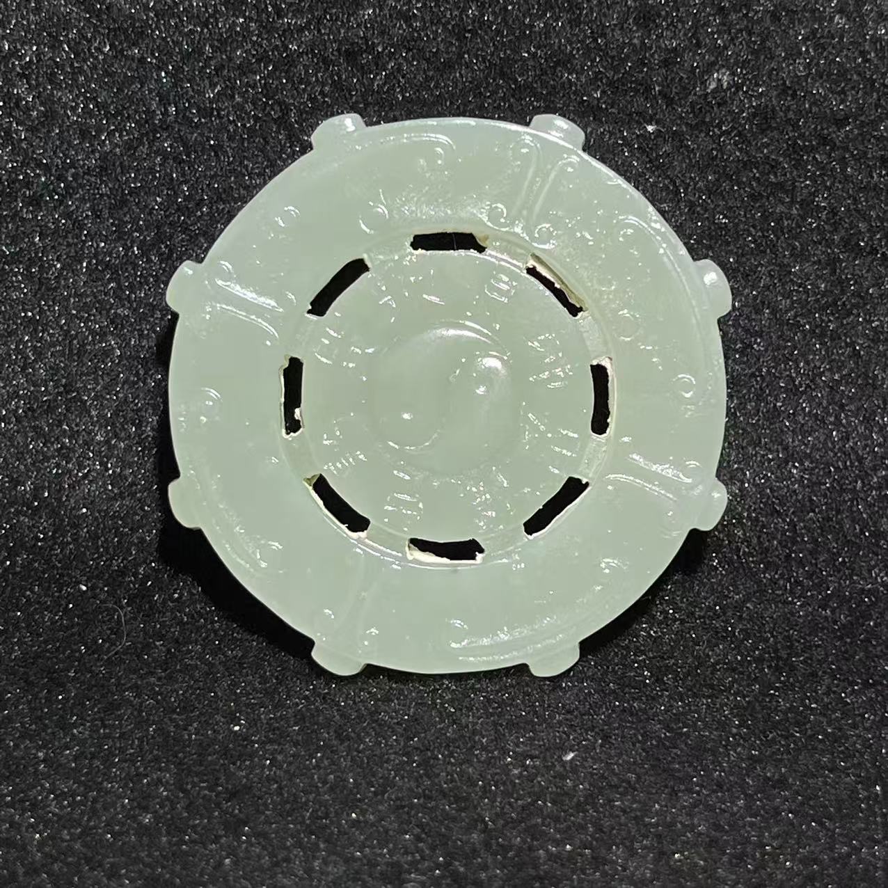 《清代》和田玉八卦佩 山东国营文物商店 25062500716-10241