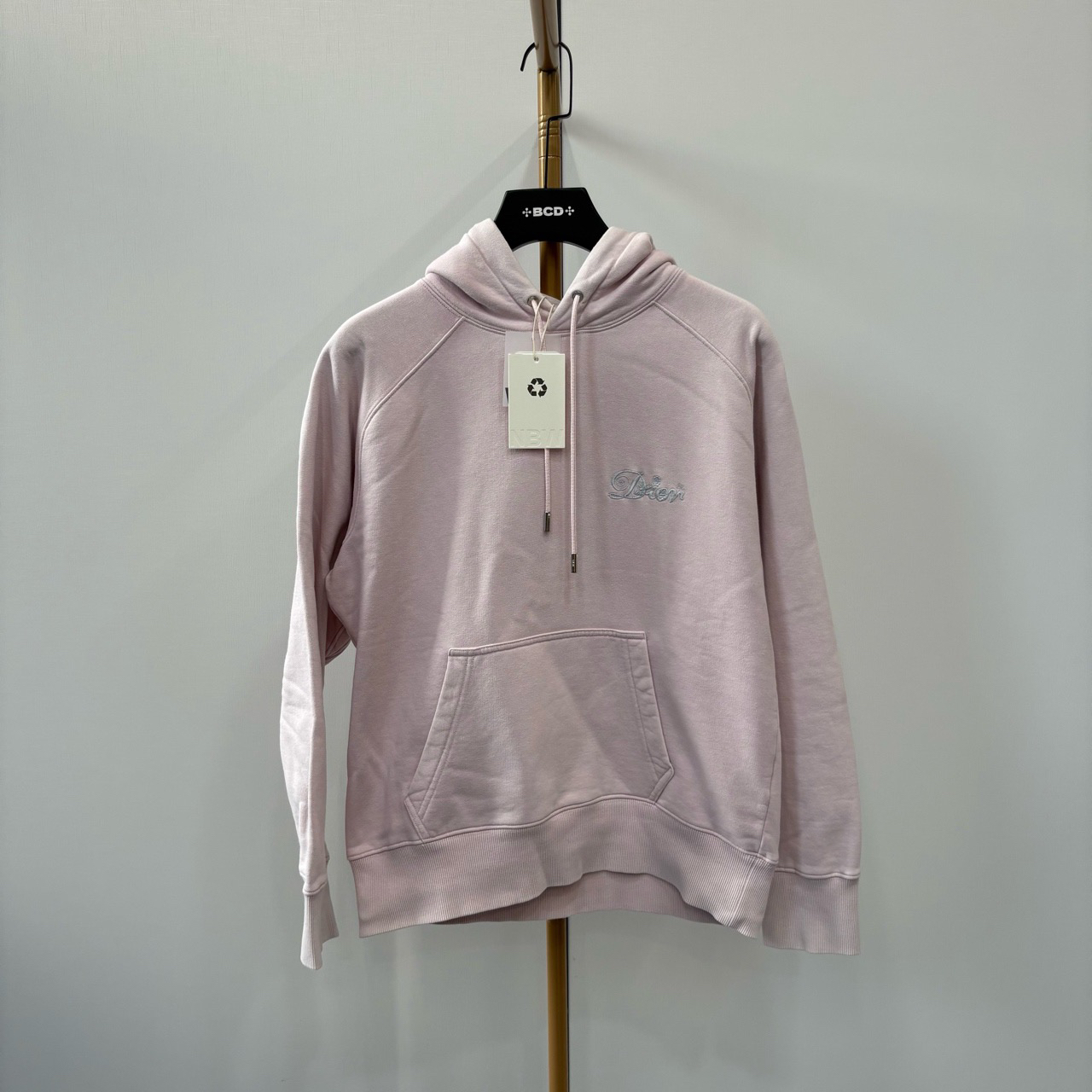 95新 DIOR/迪奥 【BW】刺绣logo连帽卫衣 M码/公价13500