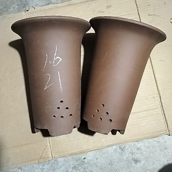 紫砂小号兰花紫泥两个