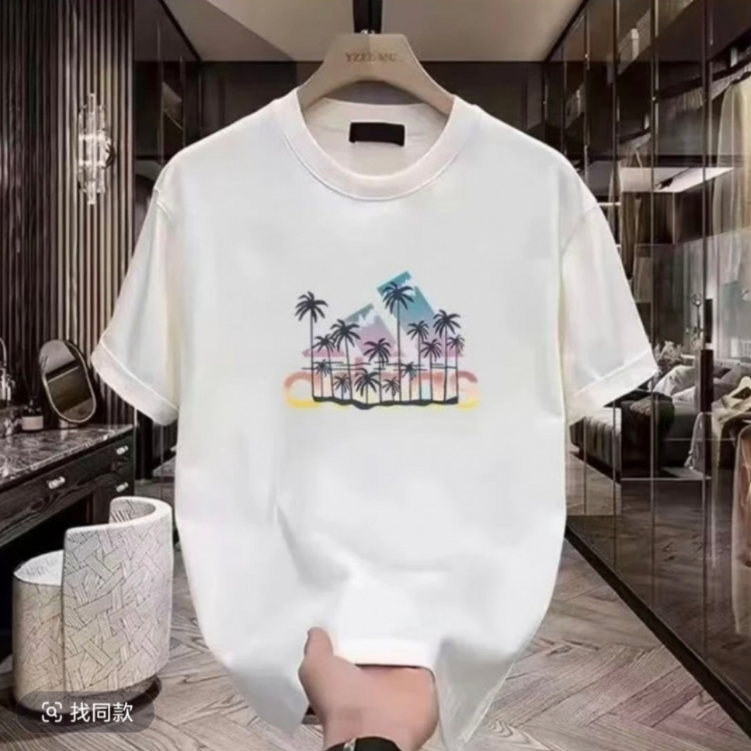 【一折粉丝福利】潮牌男女同款圆领百搭T恤