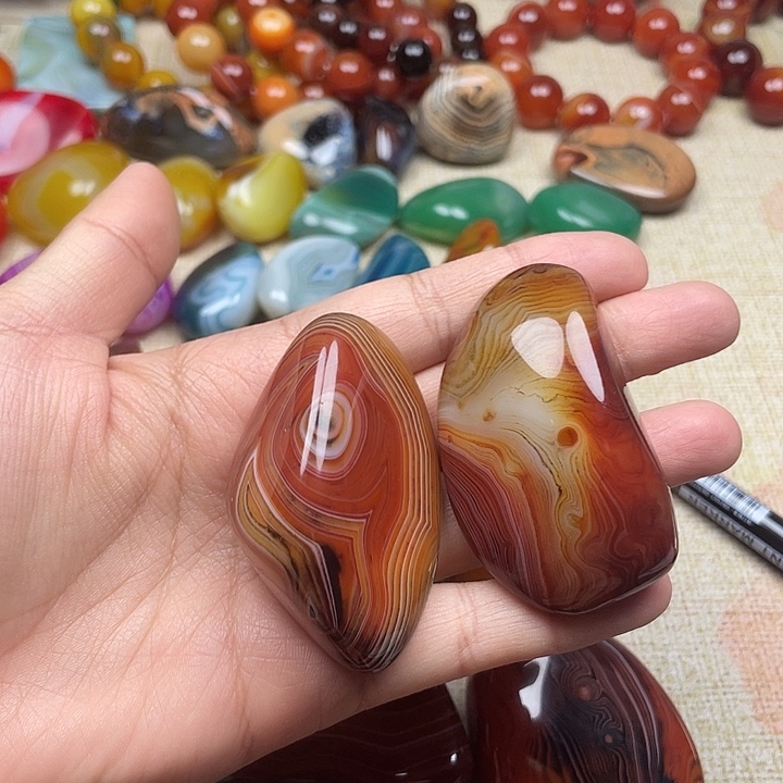 天***客玛瑙/玉髓未镶嵌珠宝半成品