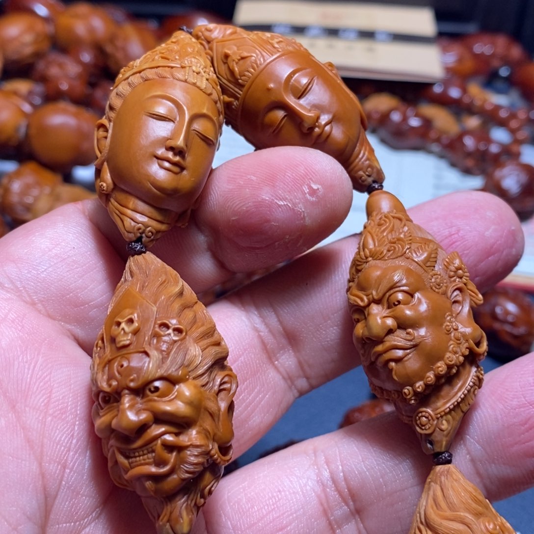 好***友橄榄核手串/手链觅核链接