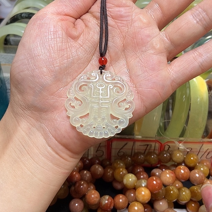 蛇纹石玉手链未镶嵌