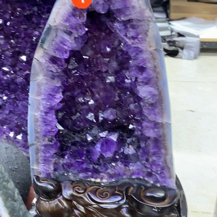 紫晶小葛摆件未镶嵌