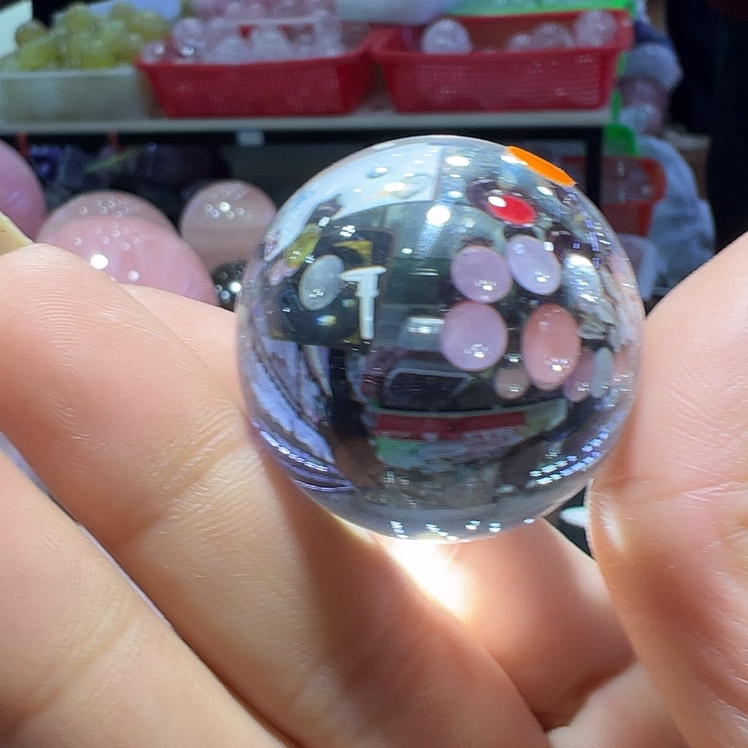 水晶水晶球摆件未镶嵌比***王