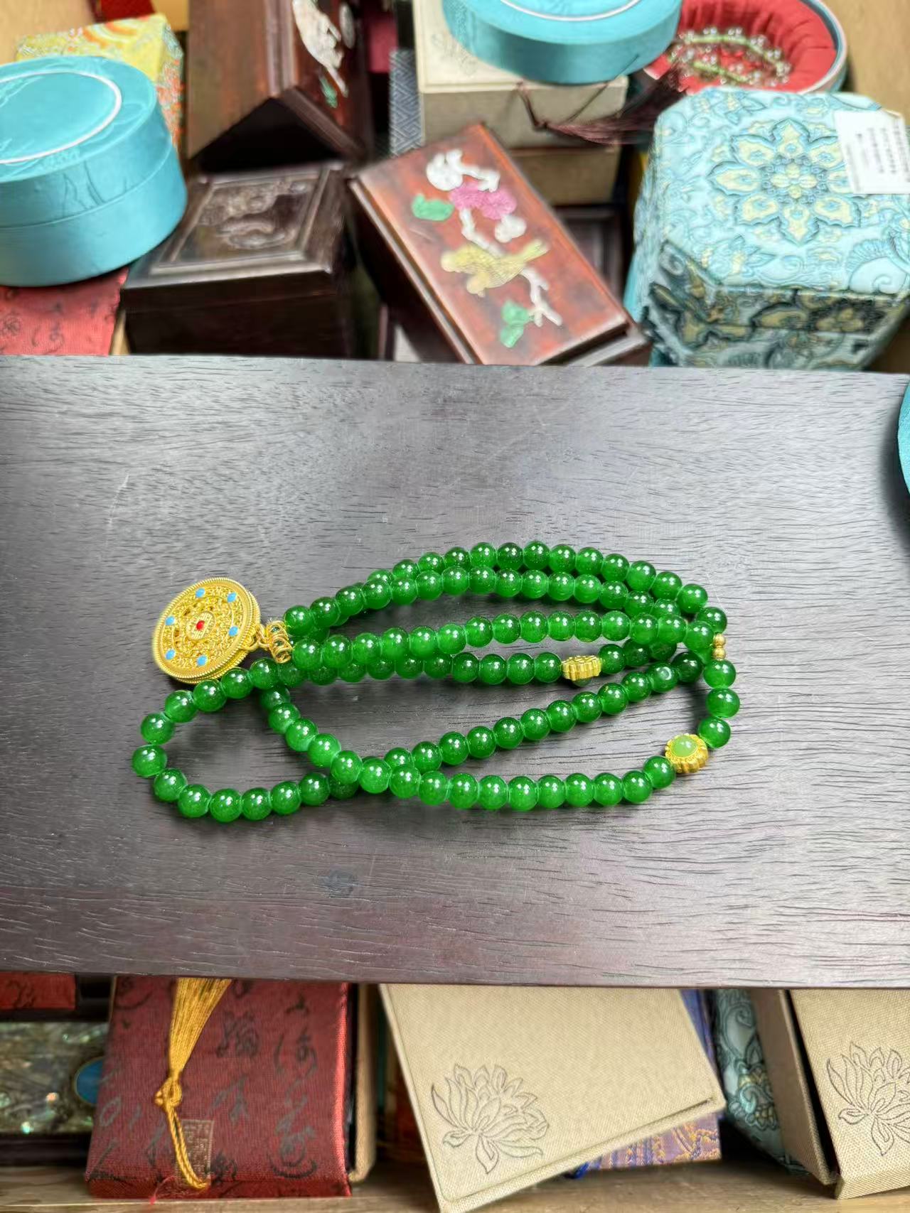 【闪购商品】八宝罗盘颈链