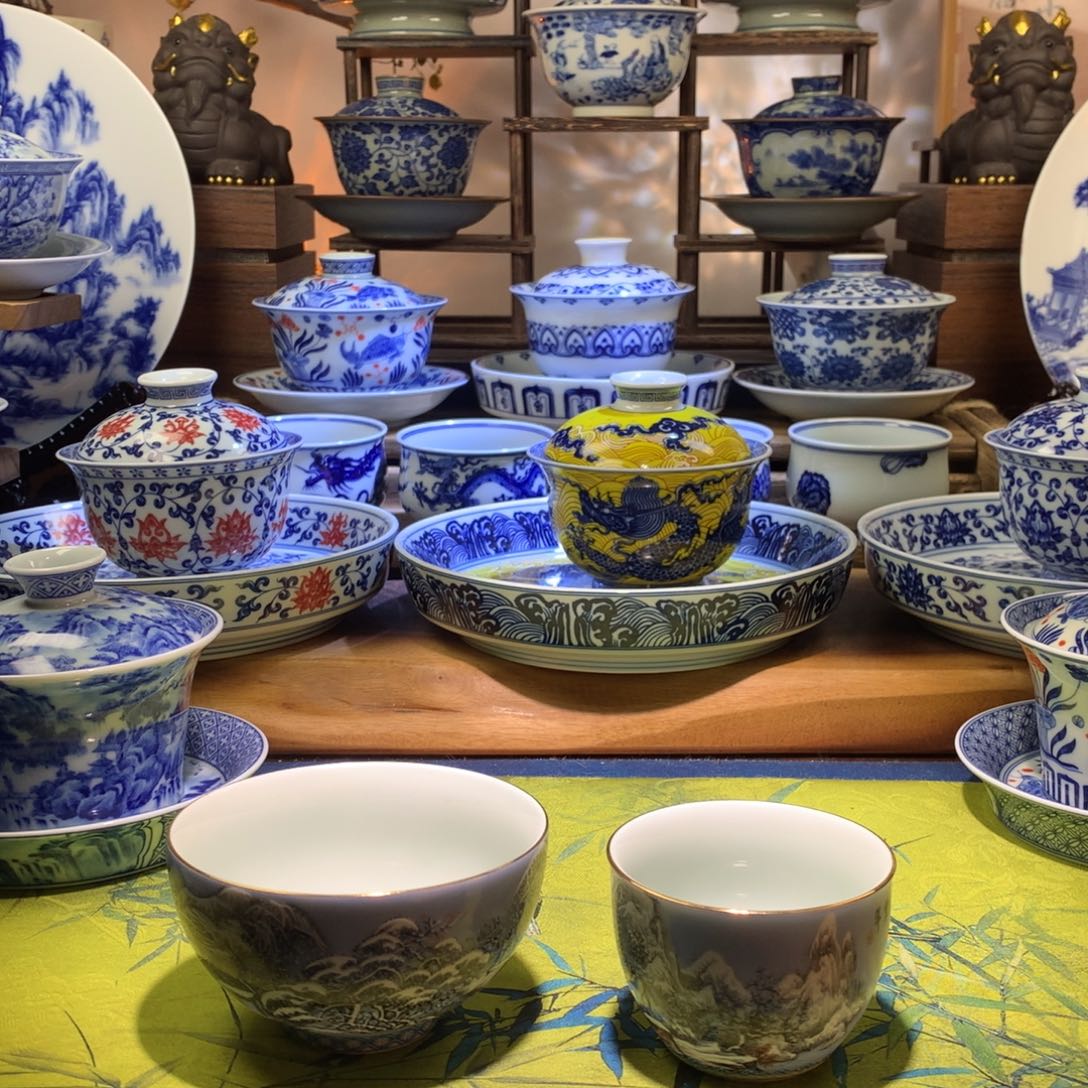 小**花景德镇陶瓷雪景主人杯