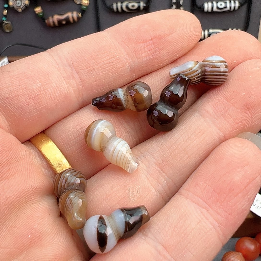 【闪购商品】玛瑙/玉髓多样性发货 发其6颗未镶嵌