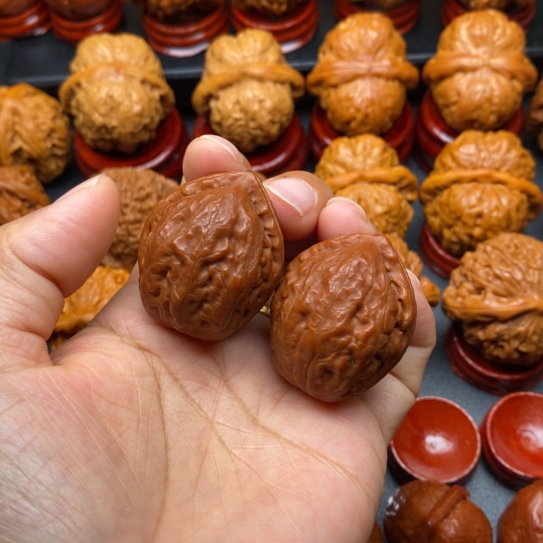 文玩核桃把件花王