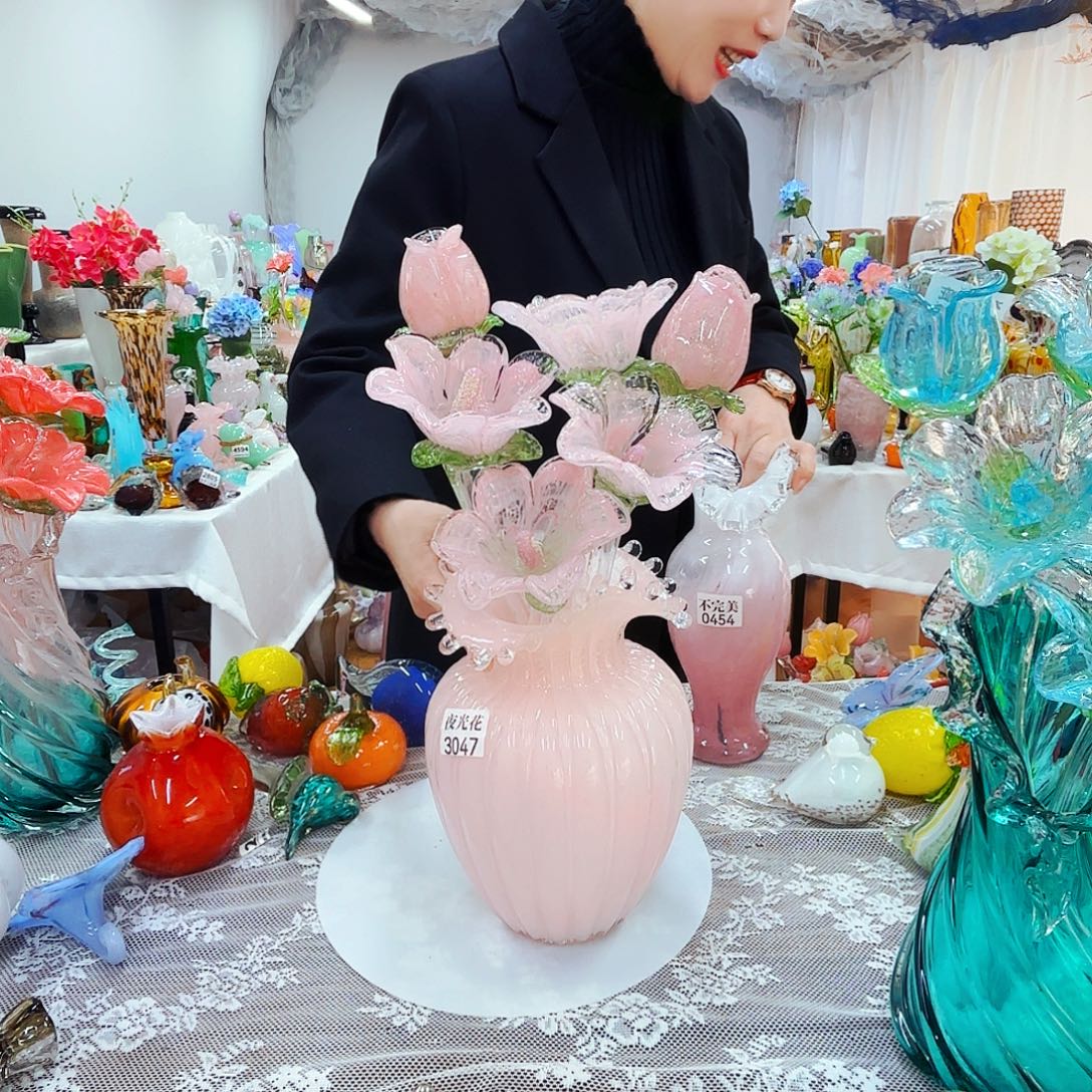 福利琉璃花瓶花器艺术品