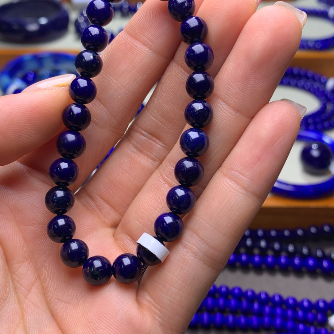 青金石手串未镶嵌7mm1334