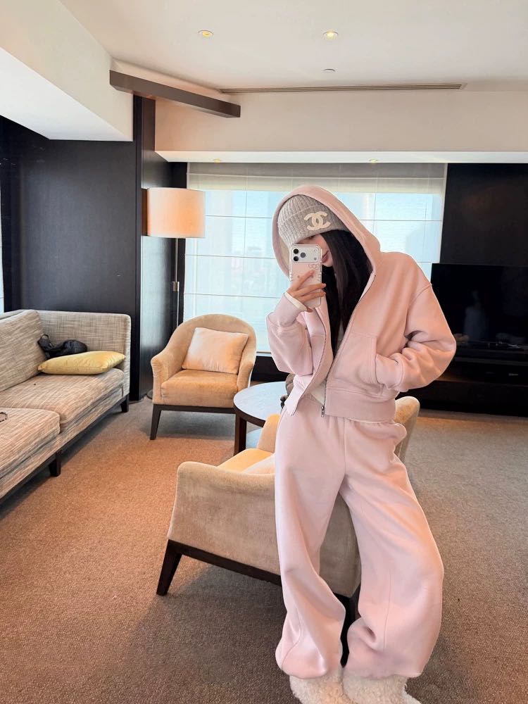 韩版时尚休闲连帽休闲套装 MO 5264 