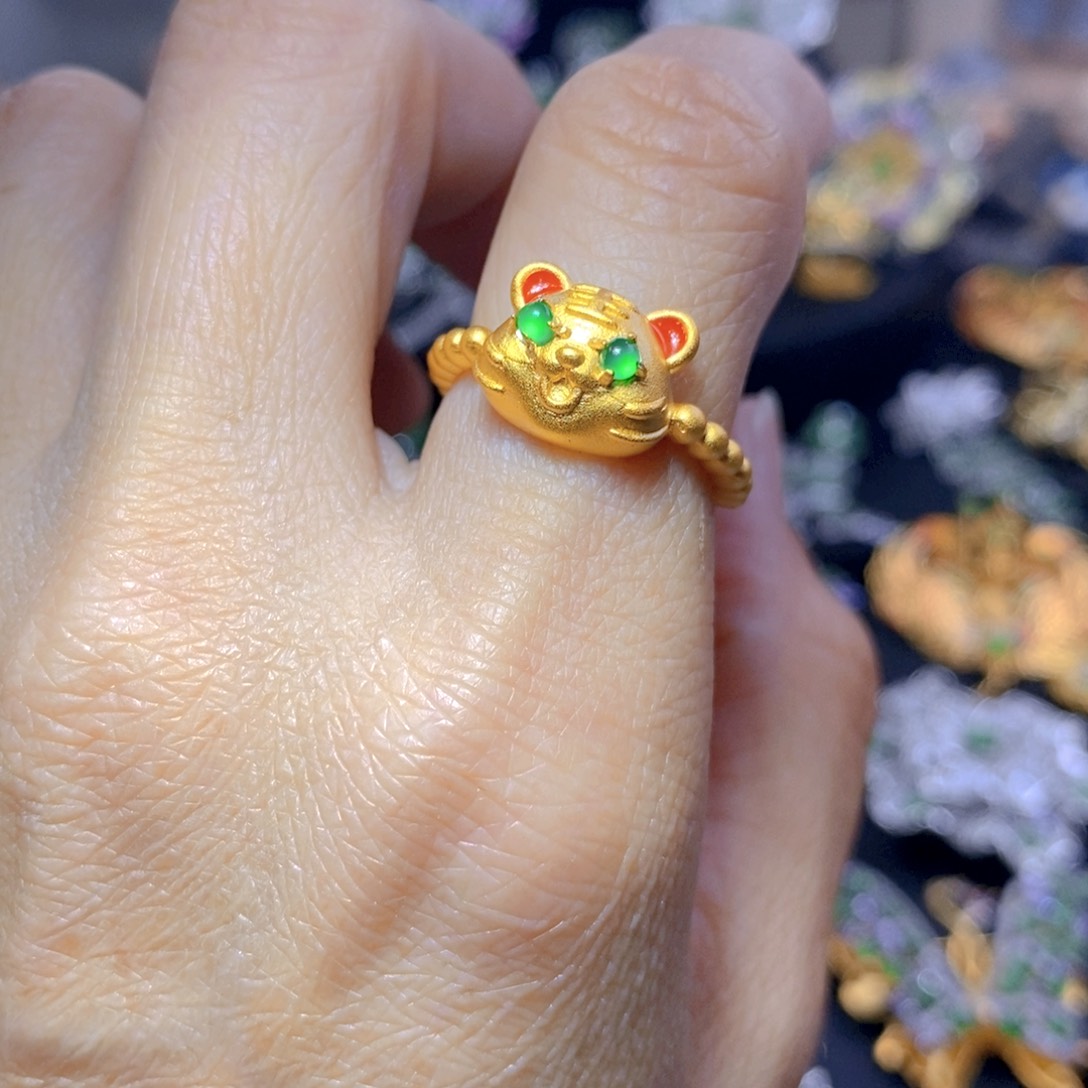 翡翠耳钉银S925镶嵌天然翡翠