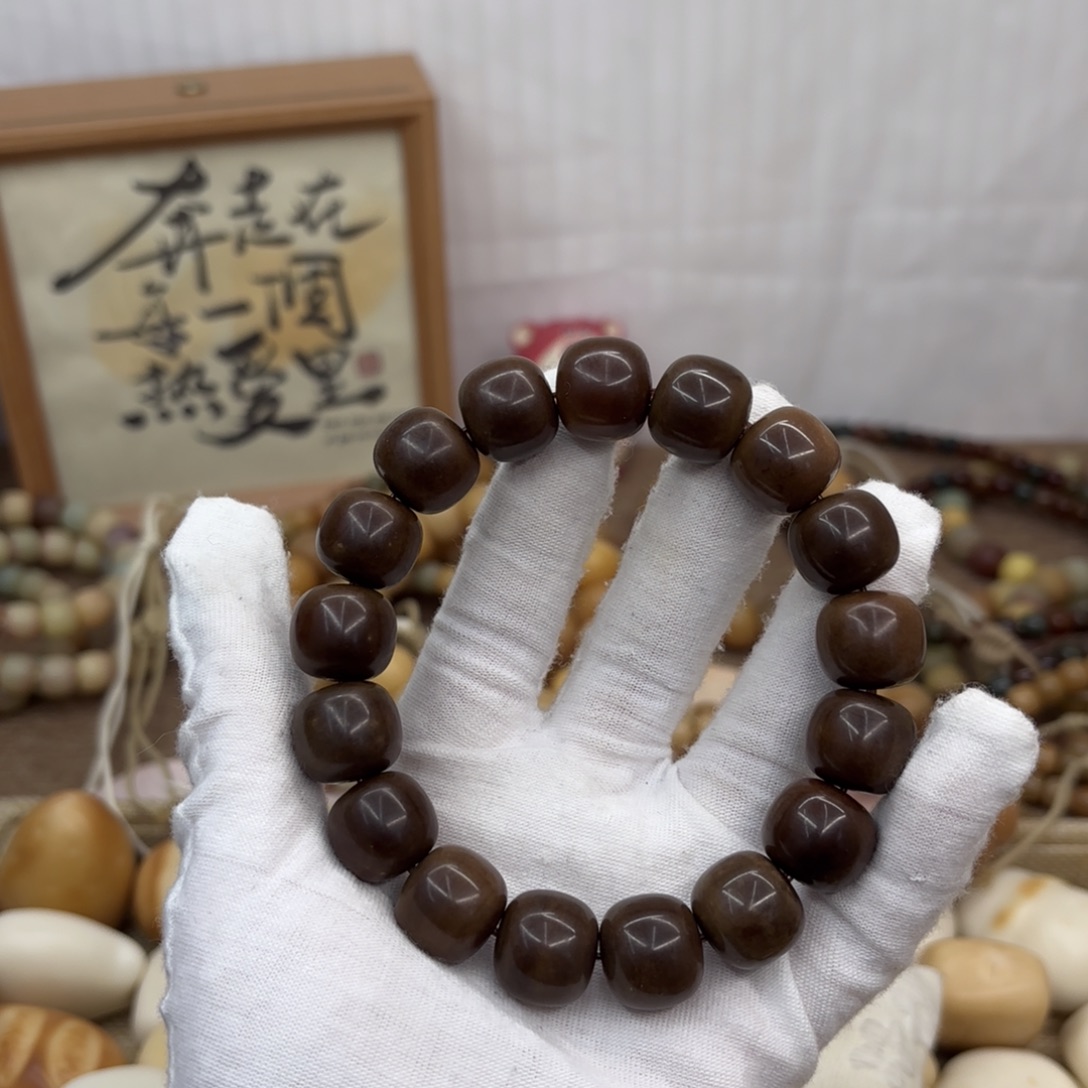 菩提根/象牙果吊坠16干磨瑕疵落地果糖油628