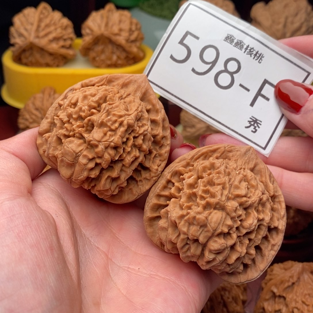 文玩核桃把件官帽48