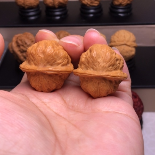 文玩核桃把件芭蕉扇50