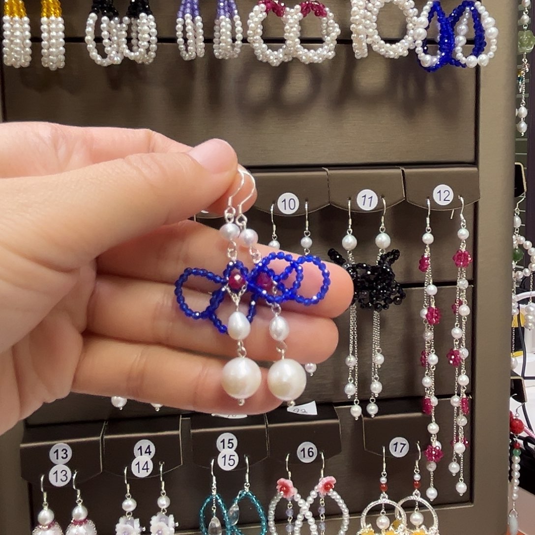 ****⁹925银博雅手作S925纯银耳饰