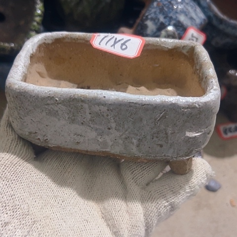 红陶粗陶花盆手工