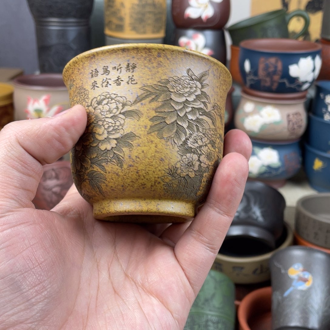 紫砂茶杯紫砂茶杯