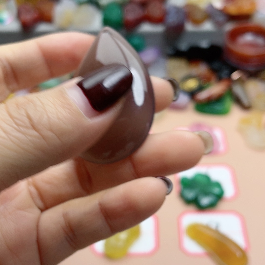 玛瑙/玉髓颈饰合金凯*琳