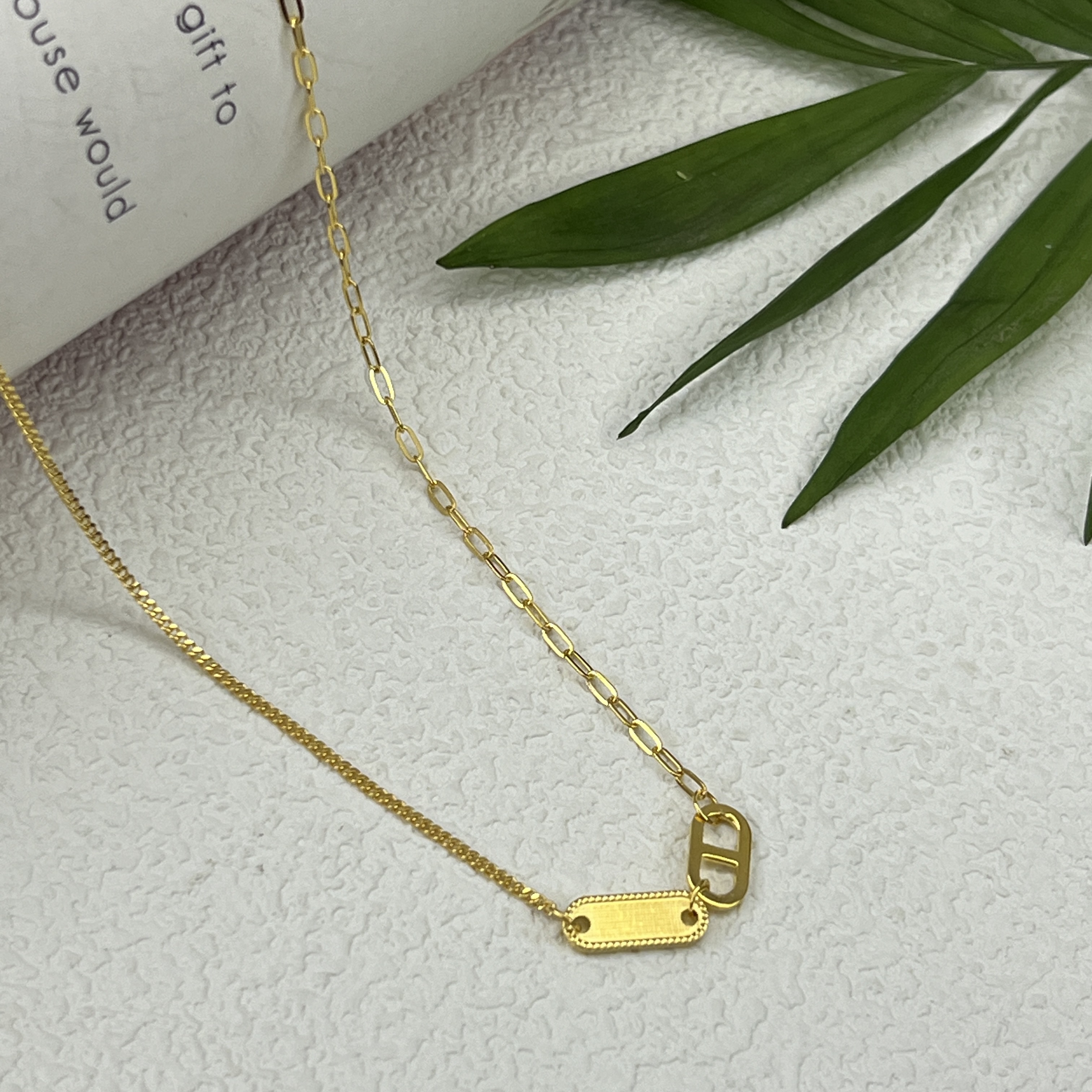 5G工艺【猪鼻子黄金项链】足金999