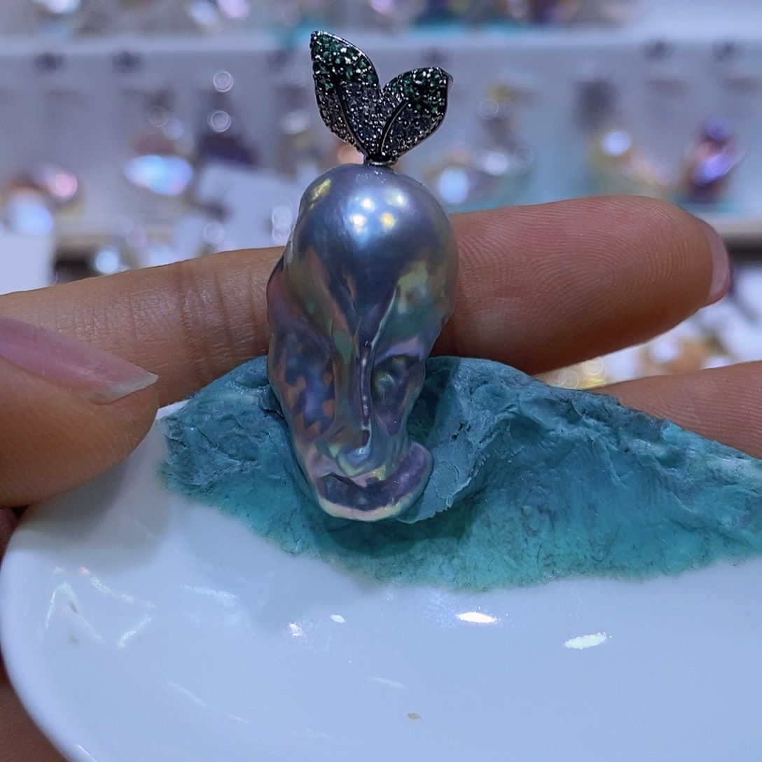 未镶嵌淡水珍珠吊坠