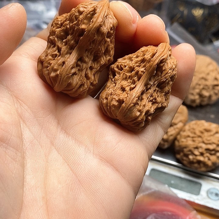 桃核把件麦穗小公鸡