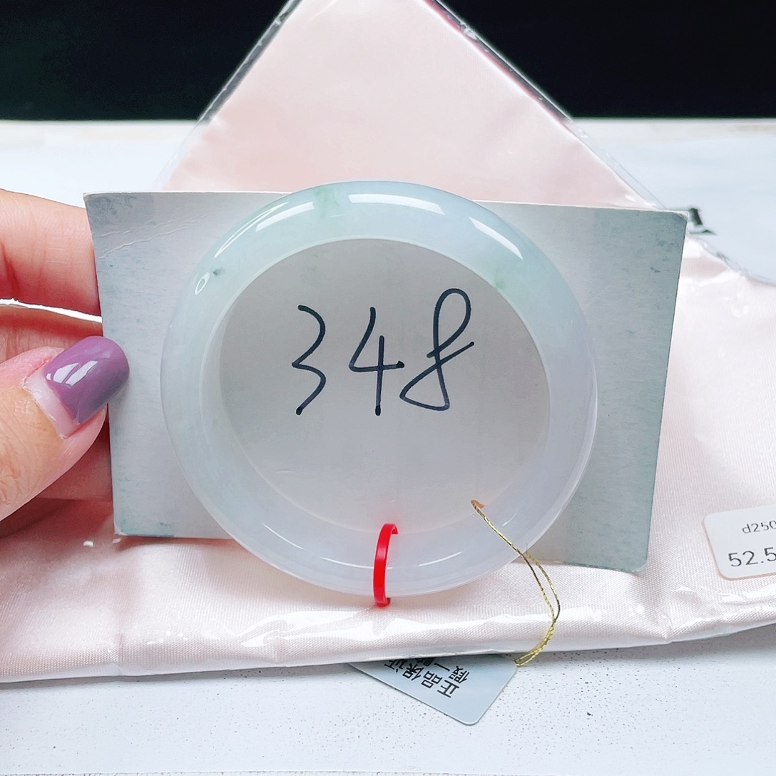 翡翠未镶嵌手镯缅甸翡翠52+