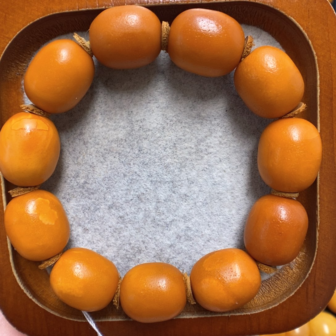 蜜蜡手串未镶嵌蜜蜡